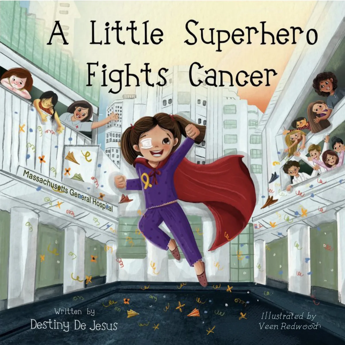 A LITTLE SUPERHERO FIGHTS CANCER Cover